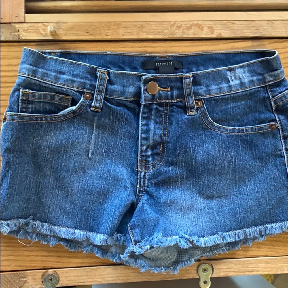 forever 21 • denim shorts